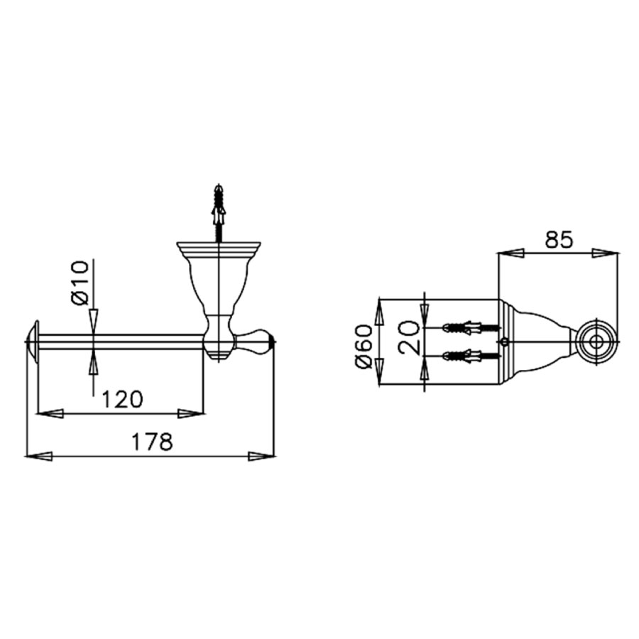Lô giấy vệ sinh COTTO CT044(HM) Classic