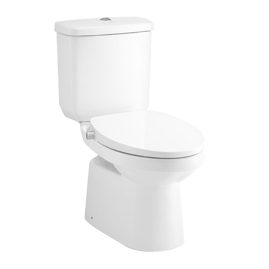 Bồn cầu 2 khối COTTO C13330(CN4) nắp rửa cơ CVN92204 Sella