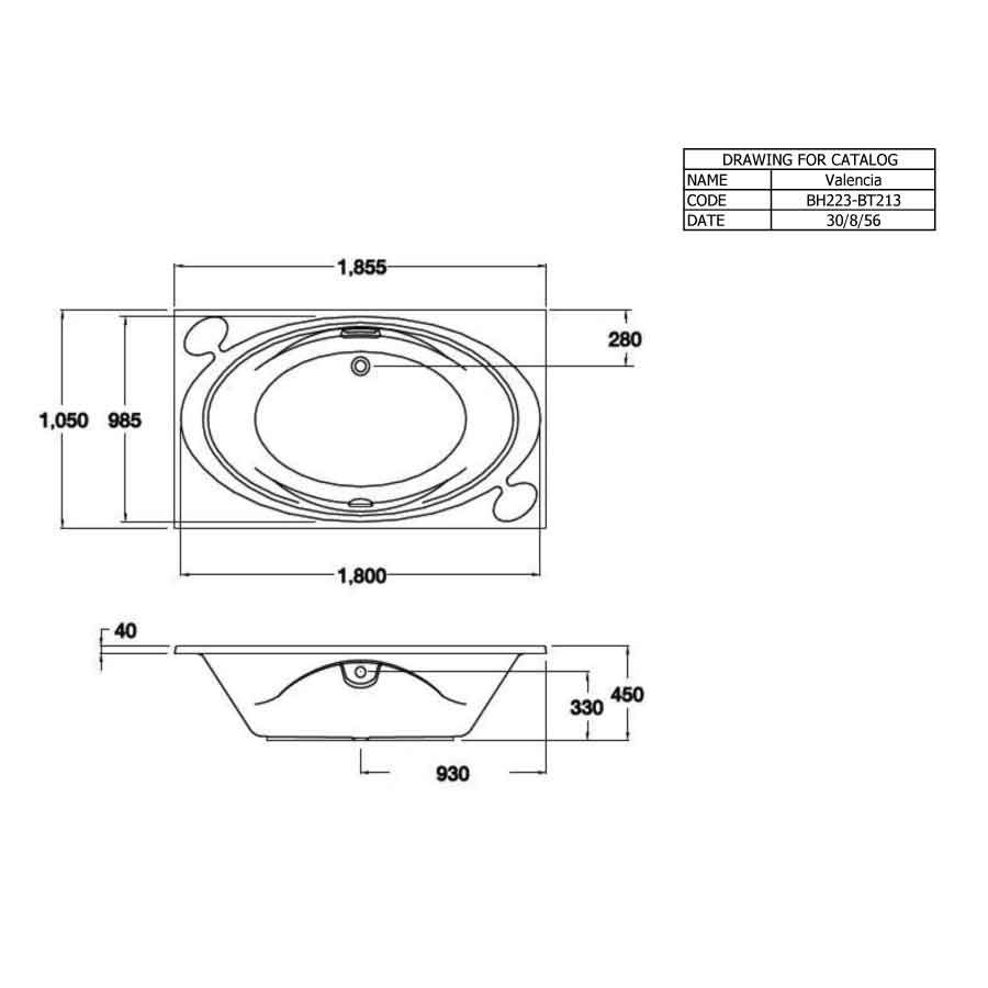 Bồn tắm COTTO BT213PP(H) xây bệ không tay vịn