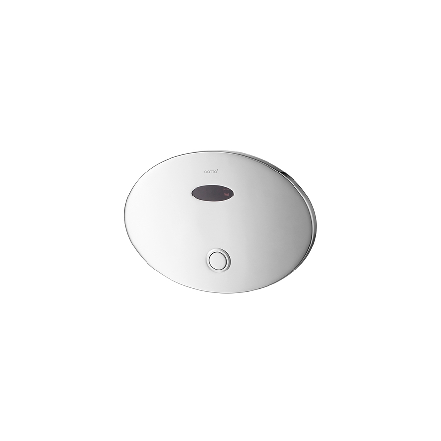 Van xả tiểu nam cảm ứng âm tường dùng pin có nút xả cơ COTTO CT484AC(NL)