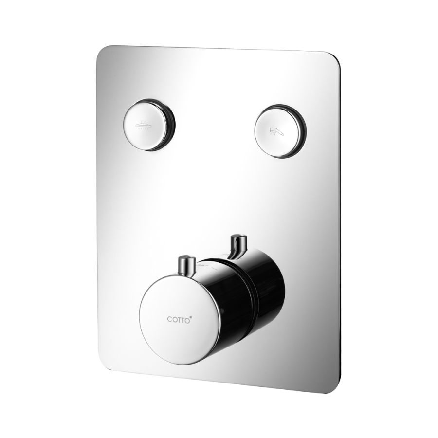 Bộ sen âm tường COTTO CT3016/Z98SV 2 đường nước - 3