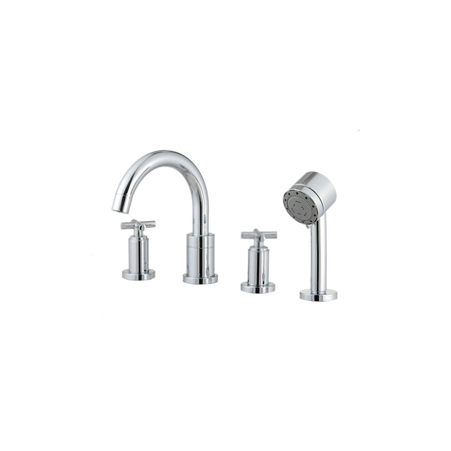 Bộ vòi xả bồn tắm COTTO CT255C16S41 4 lỗ nóng lạnh xây bệ Anthony