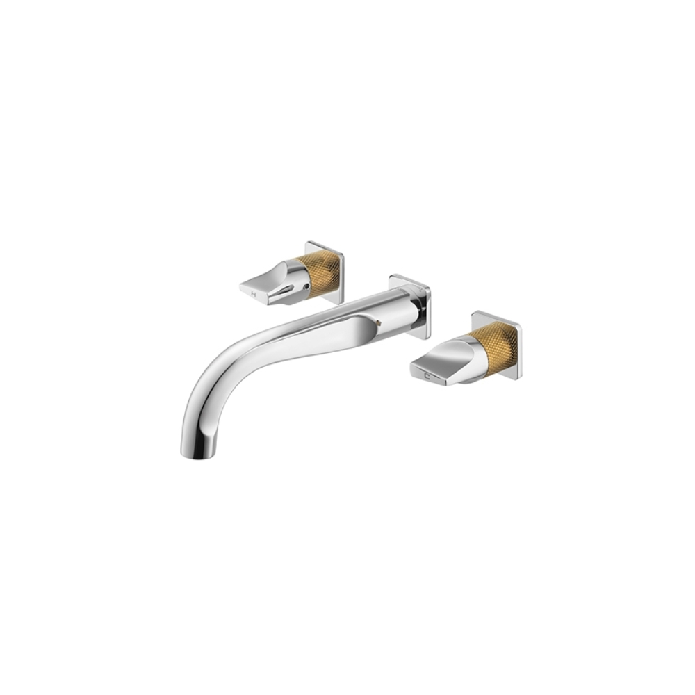 Vòi chậu lavabo COTTO CT2283C45 / BLGR / CG nóng lạnh gắn tường Crescent
