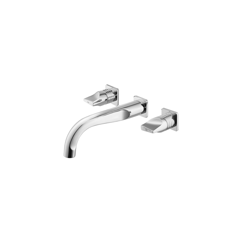 Vòi chậu lavabo COTTO CT2283C46 / BLGR / CG nóng lạnh gắn tường Crescent - 5