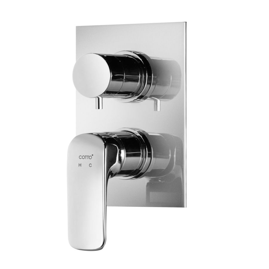 Bộ sen tắm âm tường COTTO CT2243A/Z98SV 2 đường nước - 2