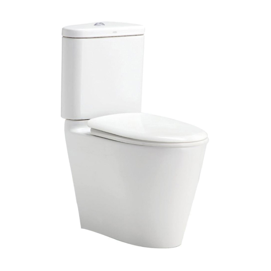 Bồn cầu 2 khối COTTO C17017 nắp êm dòng Space Solution