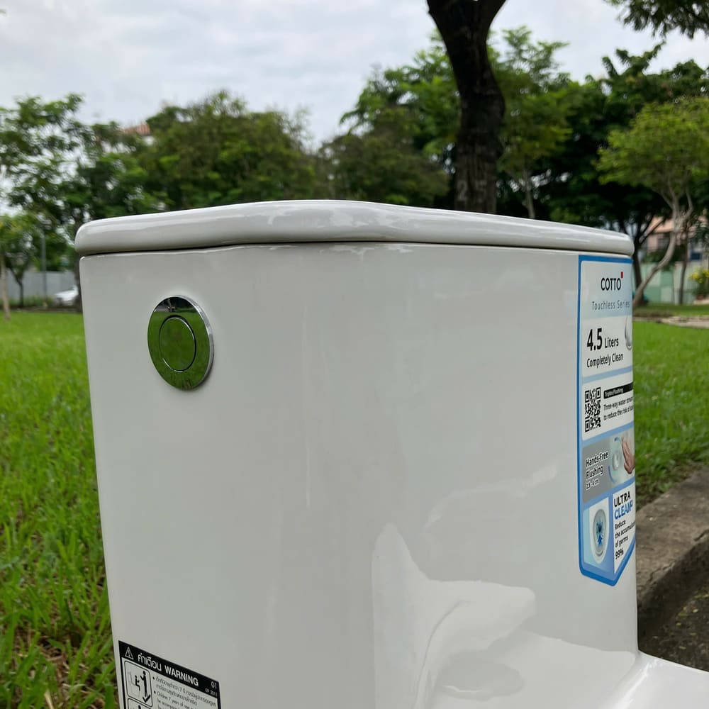 Bồn cầu 1 khối COTTO C103357 nắp êm dòng Simply Connect - 7