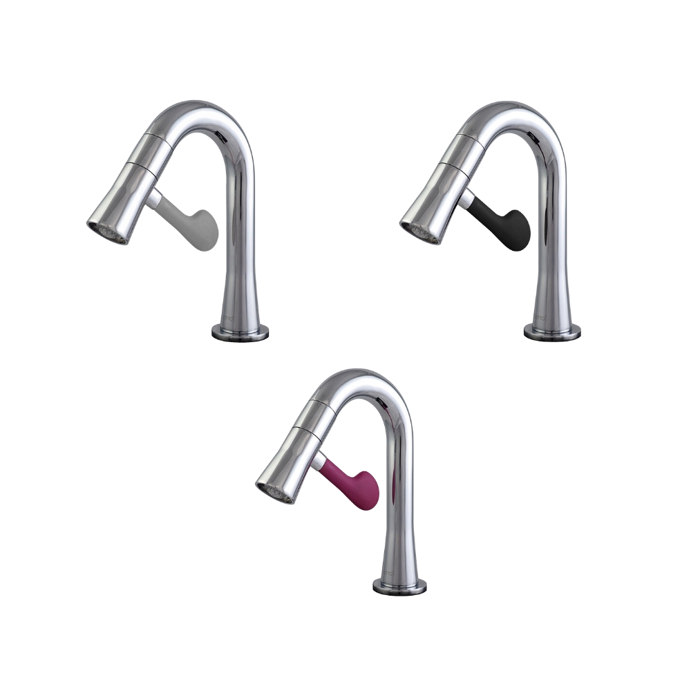 Vòi chậu lavabo COTTO CT1301C43BL / DG / VR nước lạnh Soft Paddle - 2