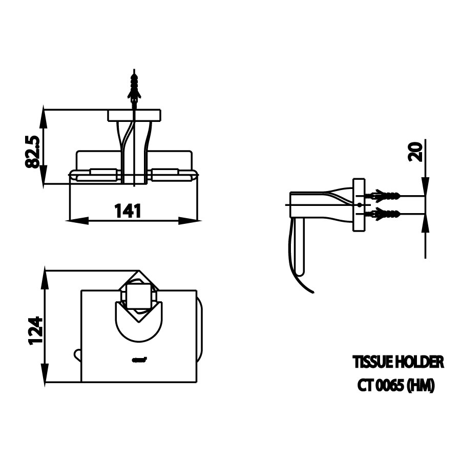 Lô giấy vệ sinh COTTO CT0065
