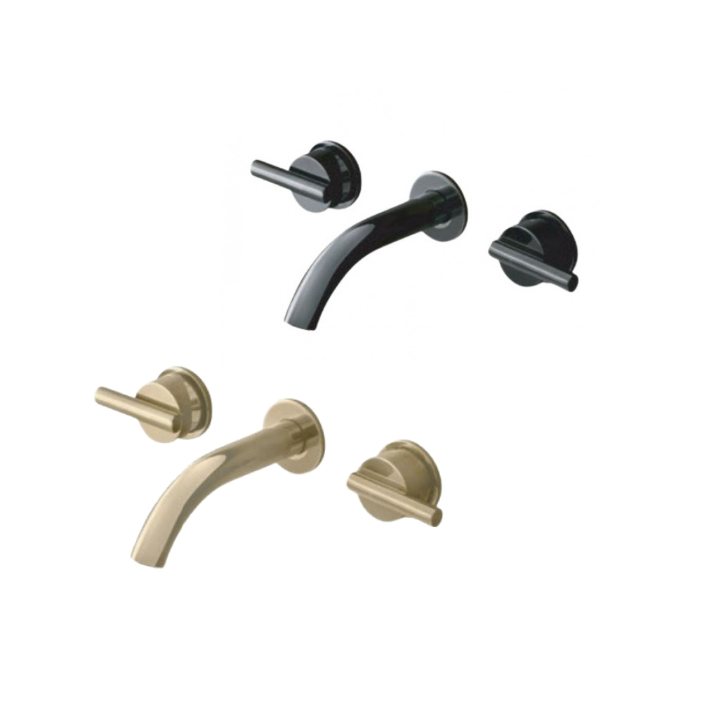 Vòi lavabo nóng lạnh COTTO 3 lỗ gắn tường CPF203A - 2