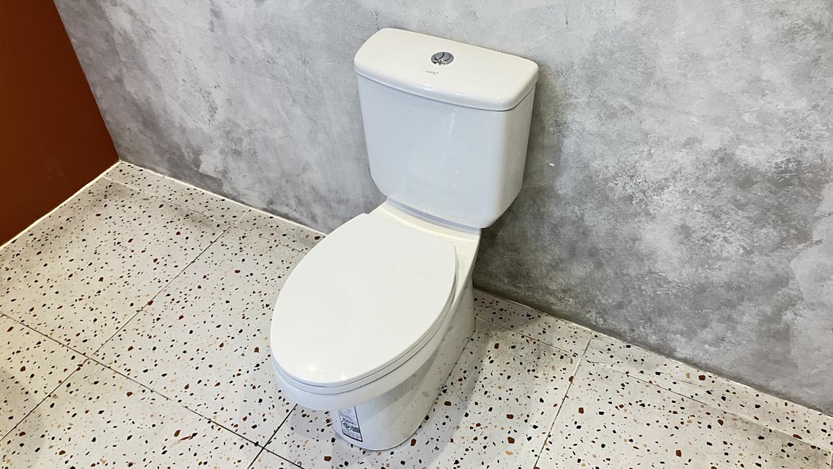 Bồn cầu 2 khối COTTO C13330 nắp êm dòng Sella - 5
