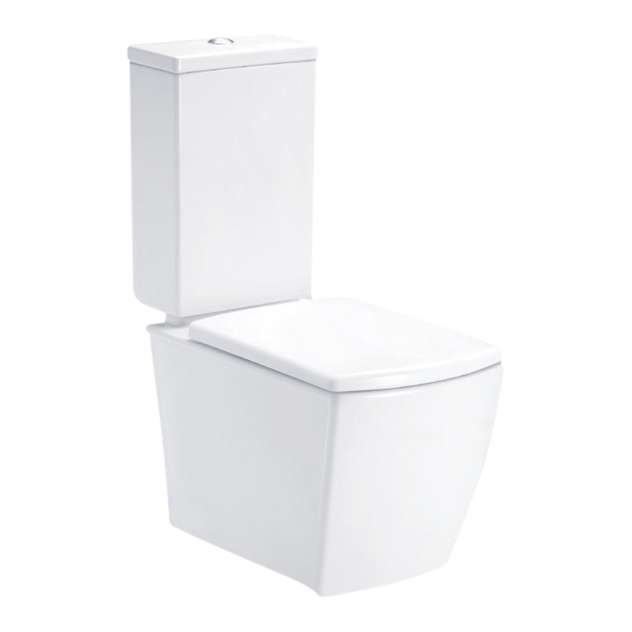 Bồn cầu 2 khối COTTO C16897 nắp êm dòng 3x3-R3