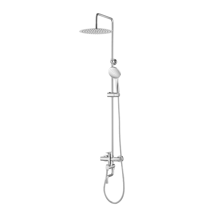 Bộ sen cây COTTO CT5102W nóng lạnh bát tròn