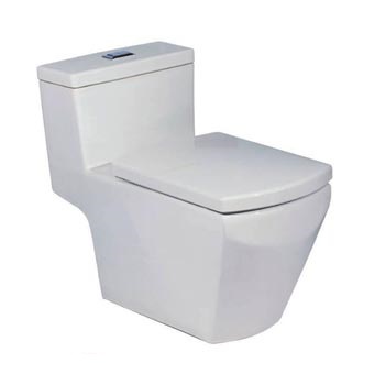 Bồn cầu 1 khối COTTO C10717 nắp êm