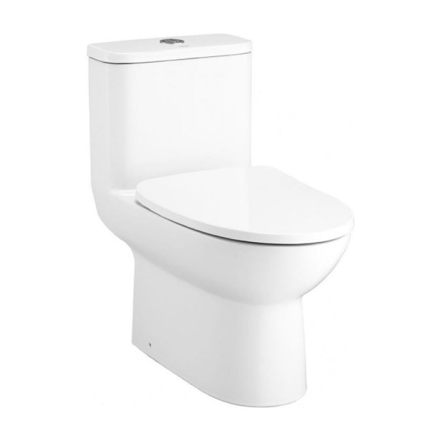 Bồn cầu 1 khối COTTO C105507 nắp êm dòng Mood