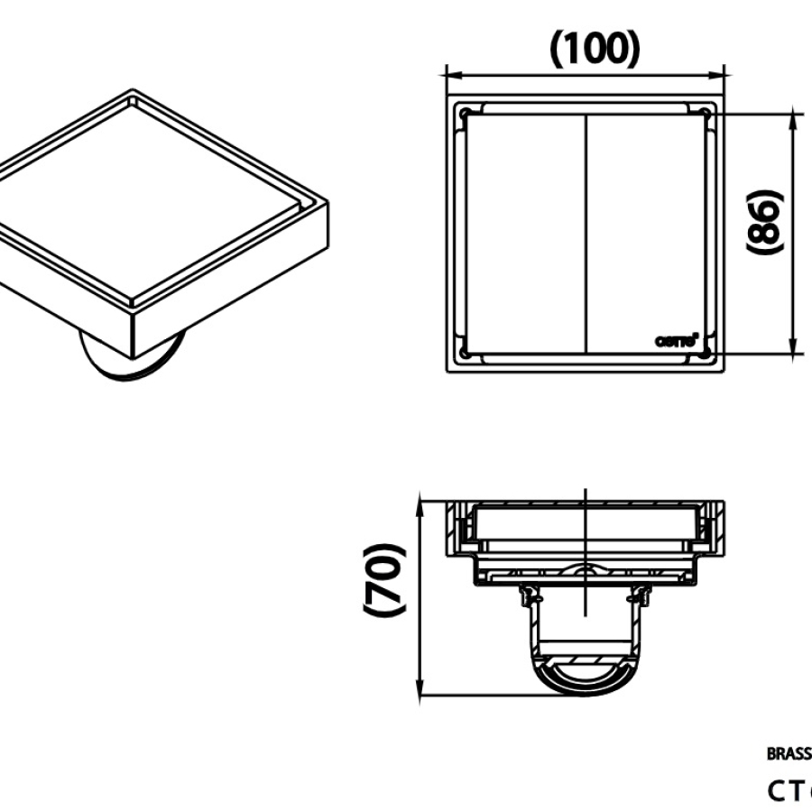 Ga thoát sàn COTTO CT6405Z2P(HM) chống hôi