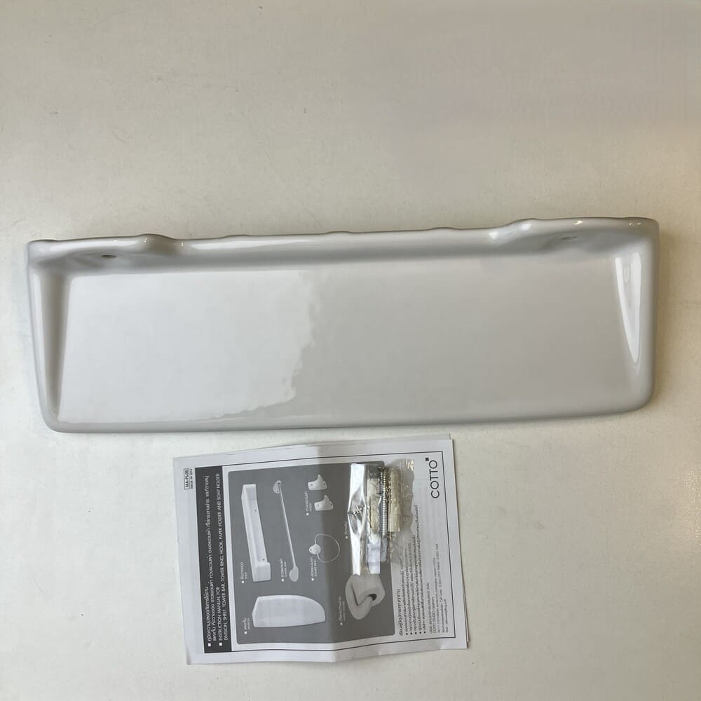 Kệ gương COTTO bằng sứ C8211 - 5