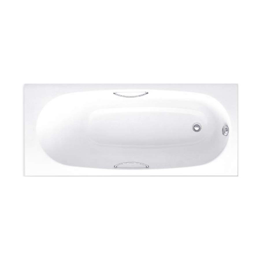 Bồn tắm COTTO BH226D(H) / BH226PP(H) xây bệ có tay vịn - 3