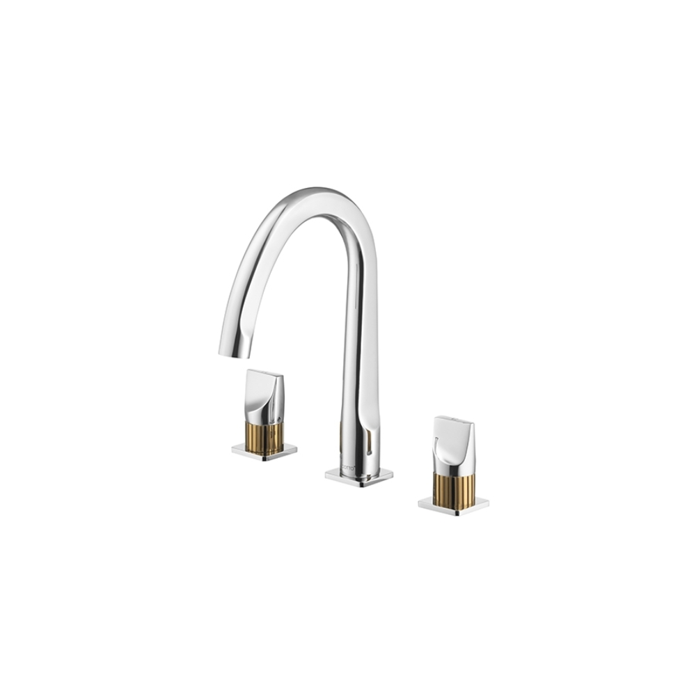 Vòi chậu lavabo COTTO CT2282C44 / BLGR / CG nóng lạnh 3 lỗ Crescent - 3