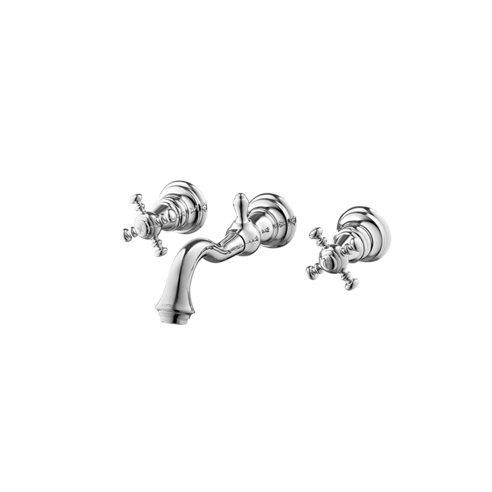 Vòi chậu lavabo COTTO CT2222C18 / CT2222C18#GR nóng lạnh gắn tường Glamis - 4
