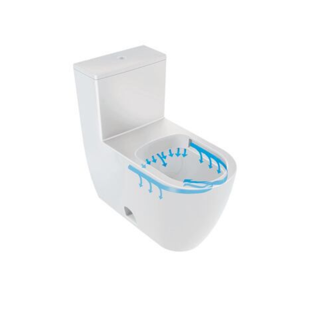 Bộ bồn cầu 1 khối ME BY STARCK 1 Duravit 2173010001+0020290000+0014160000 - 4