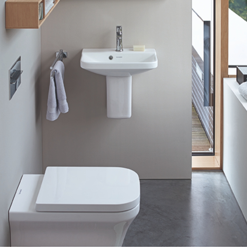 Bộ bồn cầu treo tường P.3 COMFORT Duravit 2561090000 + 0020390000 + WD1011000000 + WD5001021000 - 2