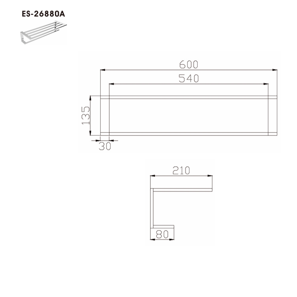 Thanh treo khăn Esslinger ES-26880