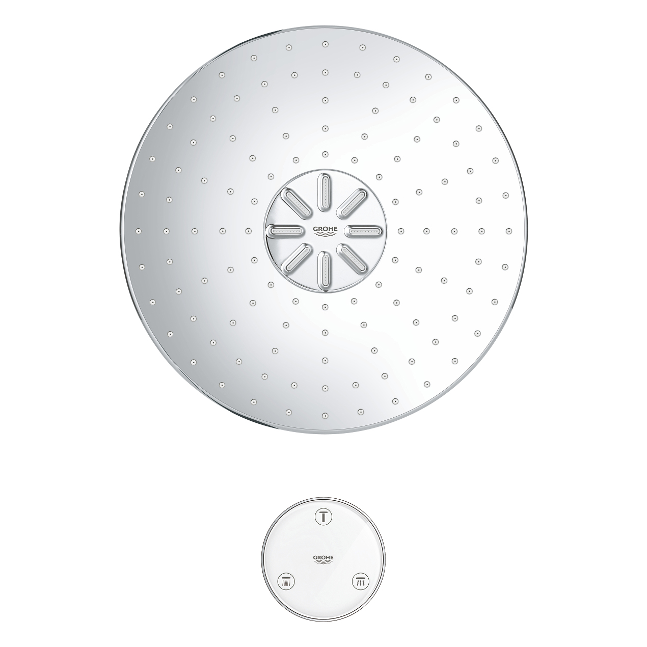 Bát sen tắm 2 chế độ kèm remote Rainshower SmartConnect 310 GROHE 26641000 - 5