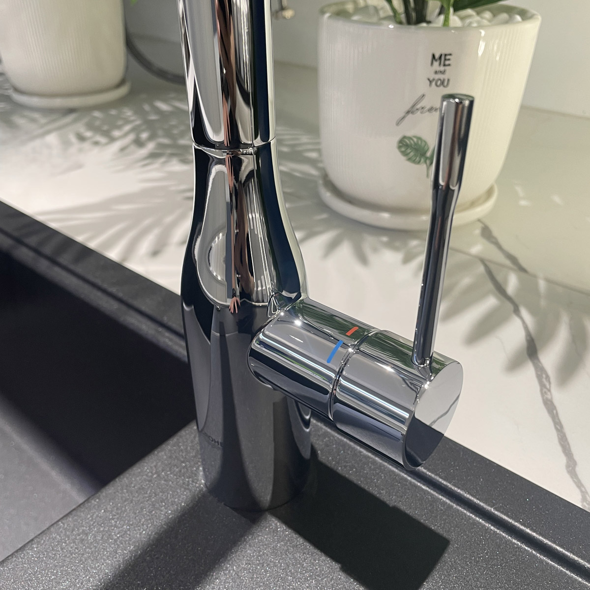 Vòi bếp dây rút nóng lạnh Essence GROHE 30270000 - 10