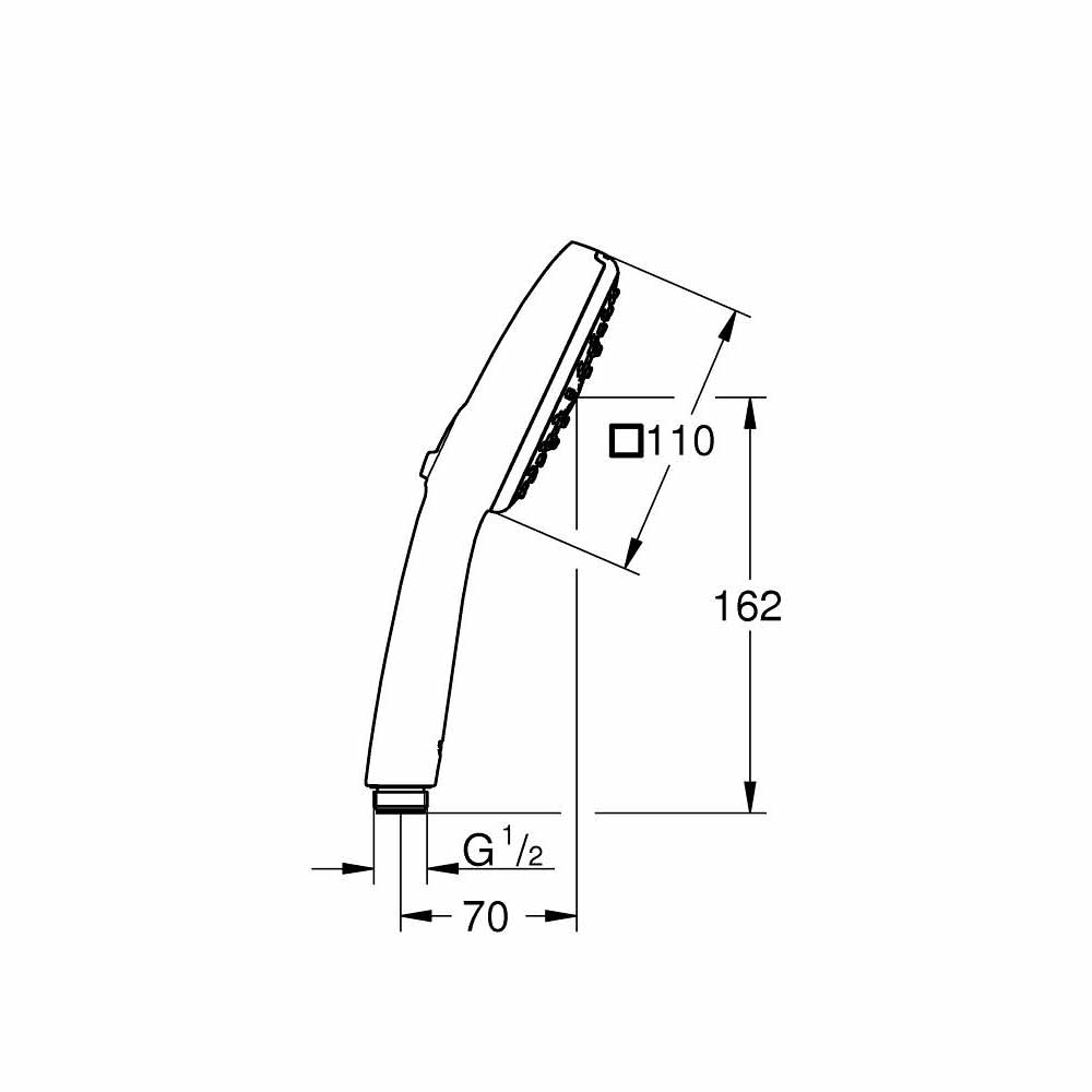 Tay sen tắm 3 chế độ Tempesta Cube 110 GROHE 27572003
