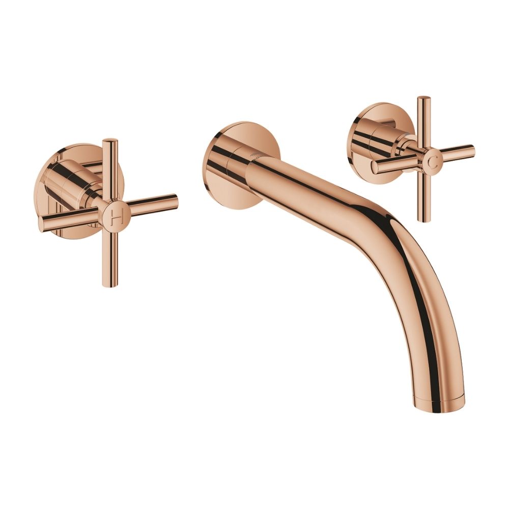 Vòi chậu gắn tường nóng lạnh 3 lỗ Atrio M-size GROHE 20661000 - 7