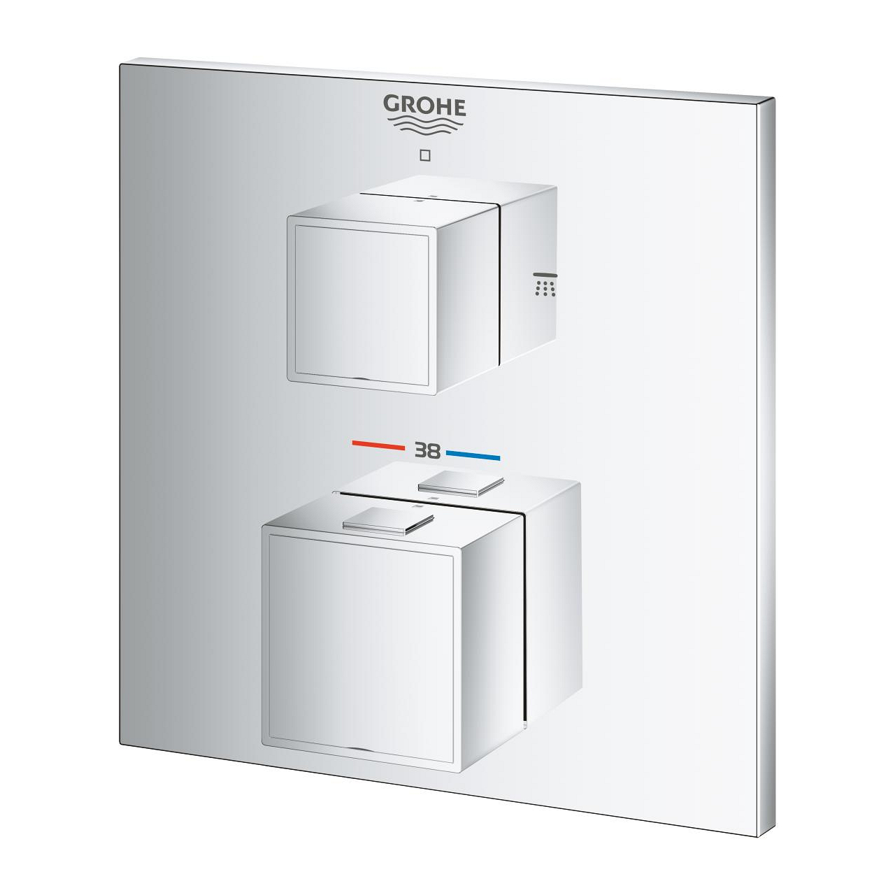 Van nhiệt độ kèm chuyển hướng 2 đường Grohtherm Cube GROHE 24154000 - 5