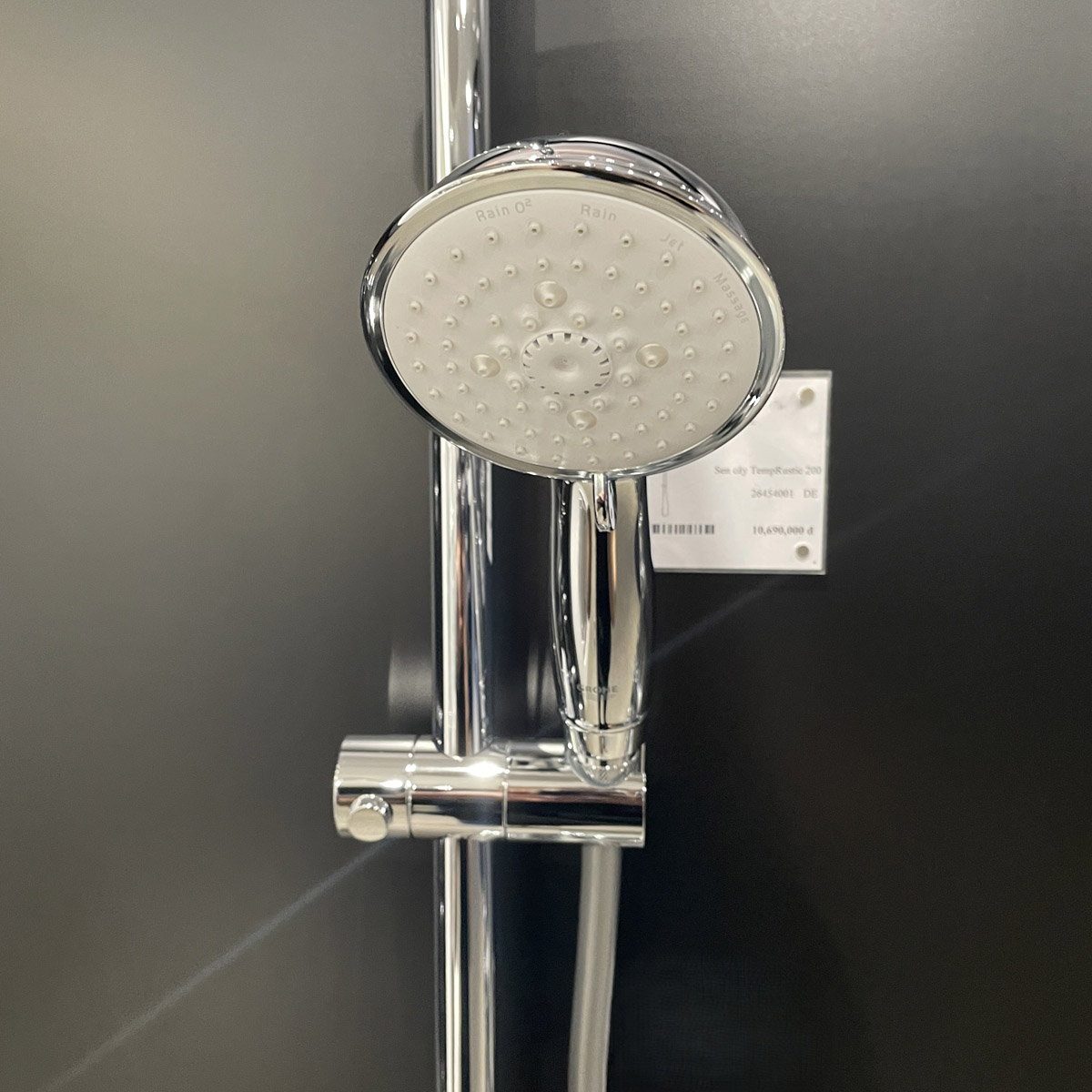 Thân sen cây tắm đứng Tempesta Rustic System 200 GROHE 26454001 - 12