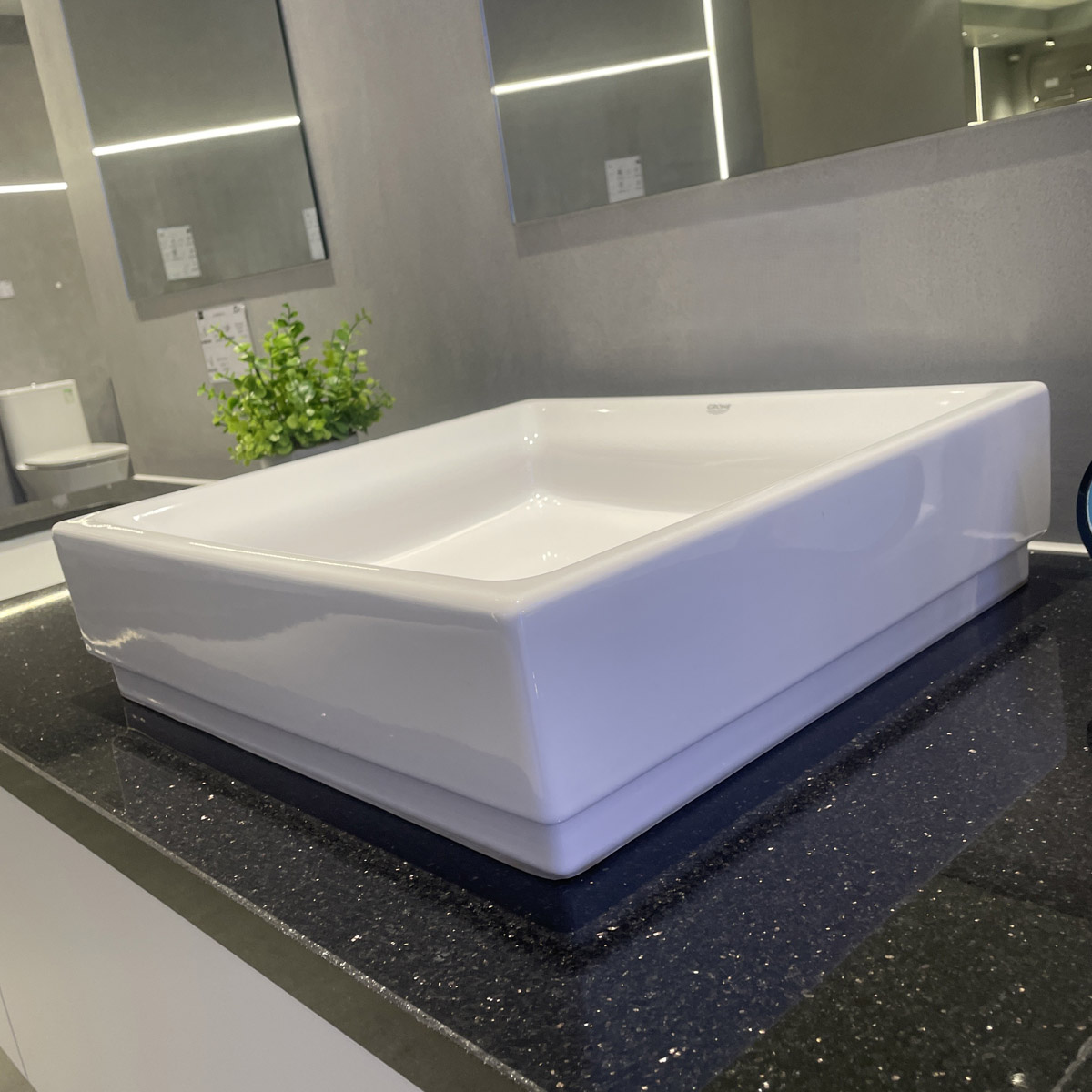 Chậu rửa lavabo đặt bàn Cube Ceramic GROHE 3948100H - 5
