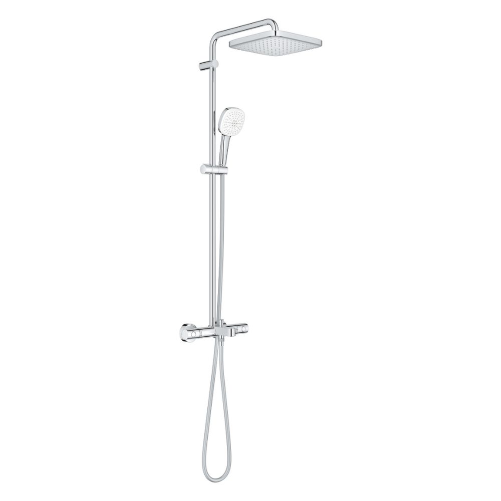 Bộ sen cây tắm đứng nhiệt độ Tempesta System 250 Cube GROHE 26975001 - 3