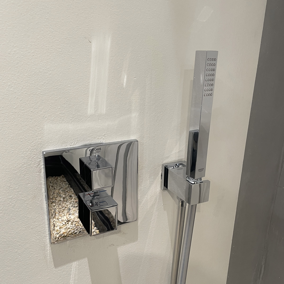 Bộ sen âm tường ổn nhiệt vuông Allure 230 GROHE 34741000 - 4