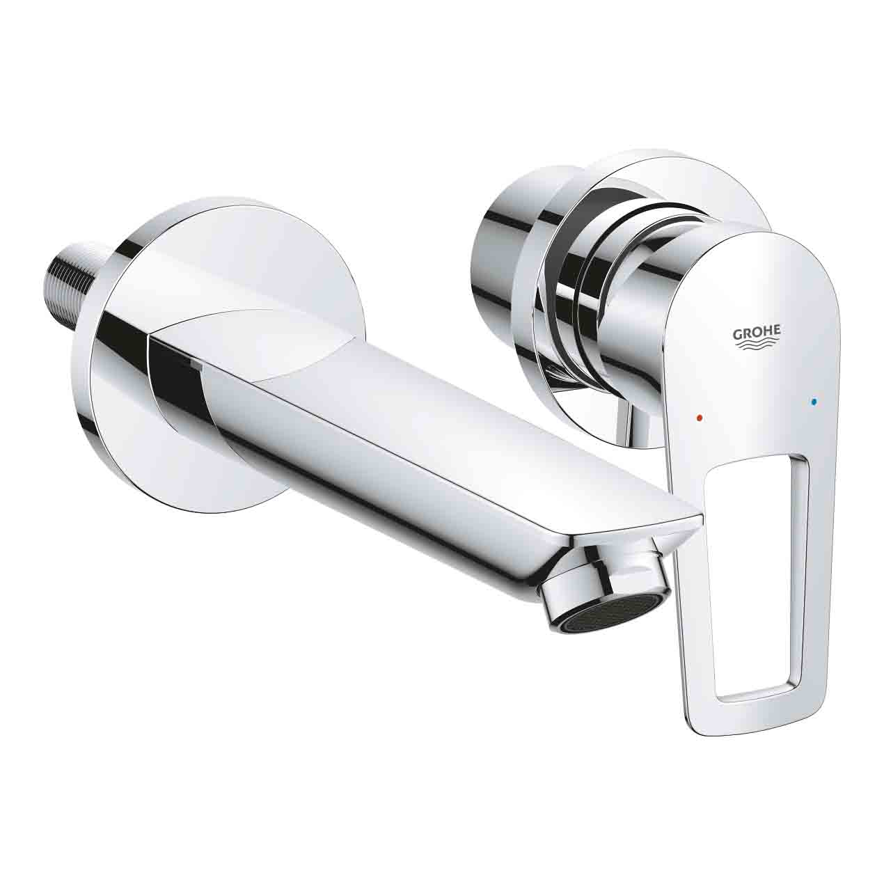 Vòi chậu gắn tường nóng lạnh 2 lỗ BauLoop GROHE 20289001 - 6