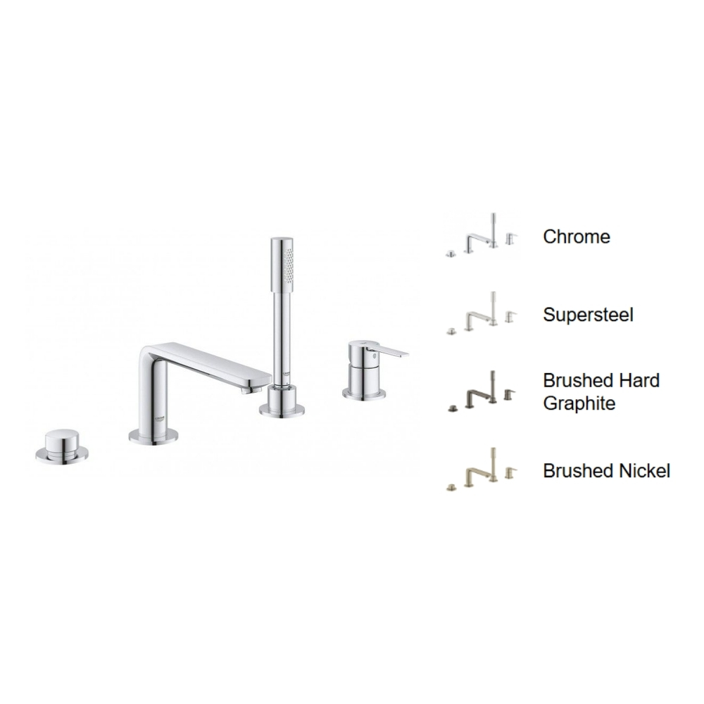 Vòi bồn tắm 4 lỗ nóng lạnh Lineare GROHE 19577001 - 2