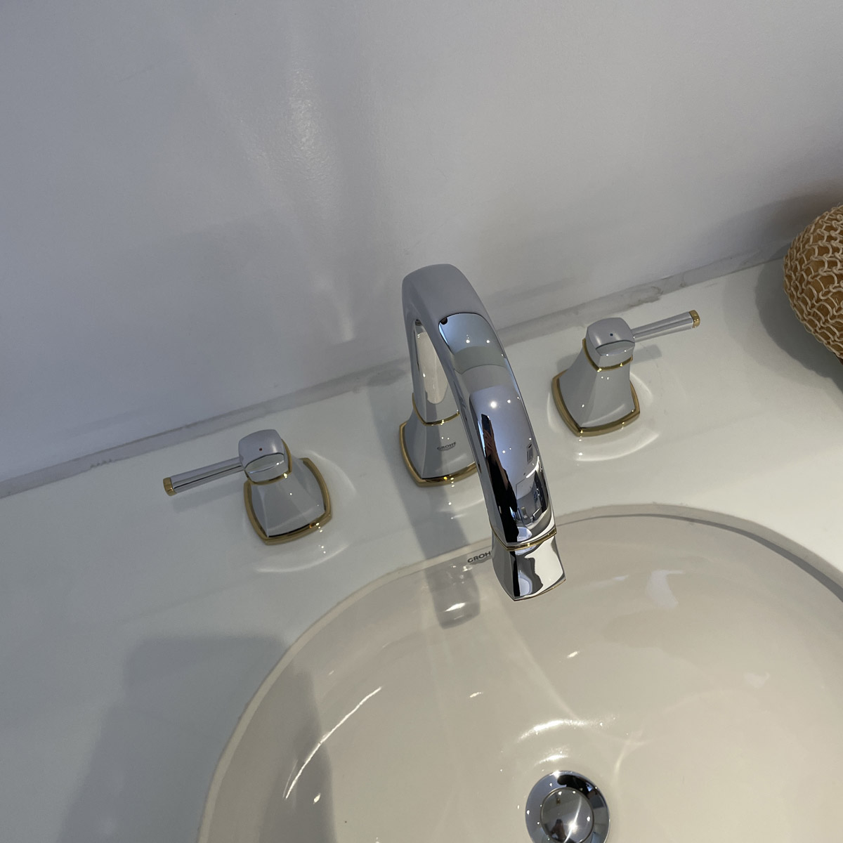 Vòi chậu nóng lạnh Grandera 3 lỗ Grohe 20389IG0 - 8