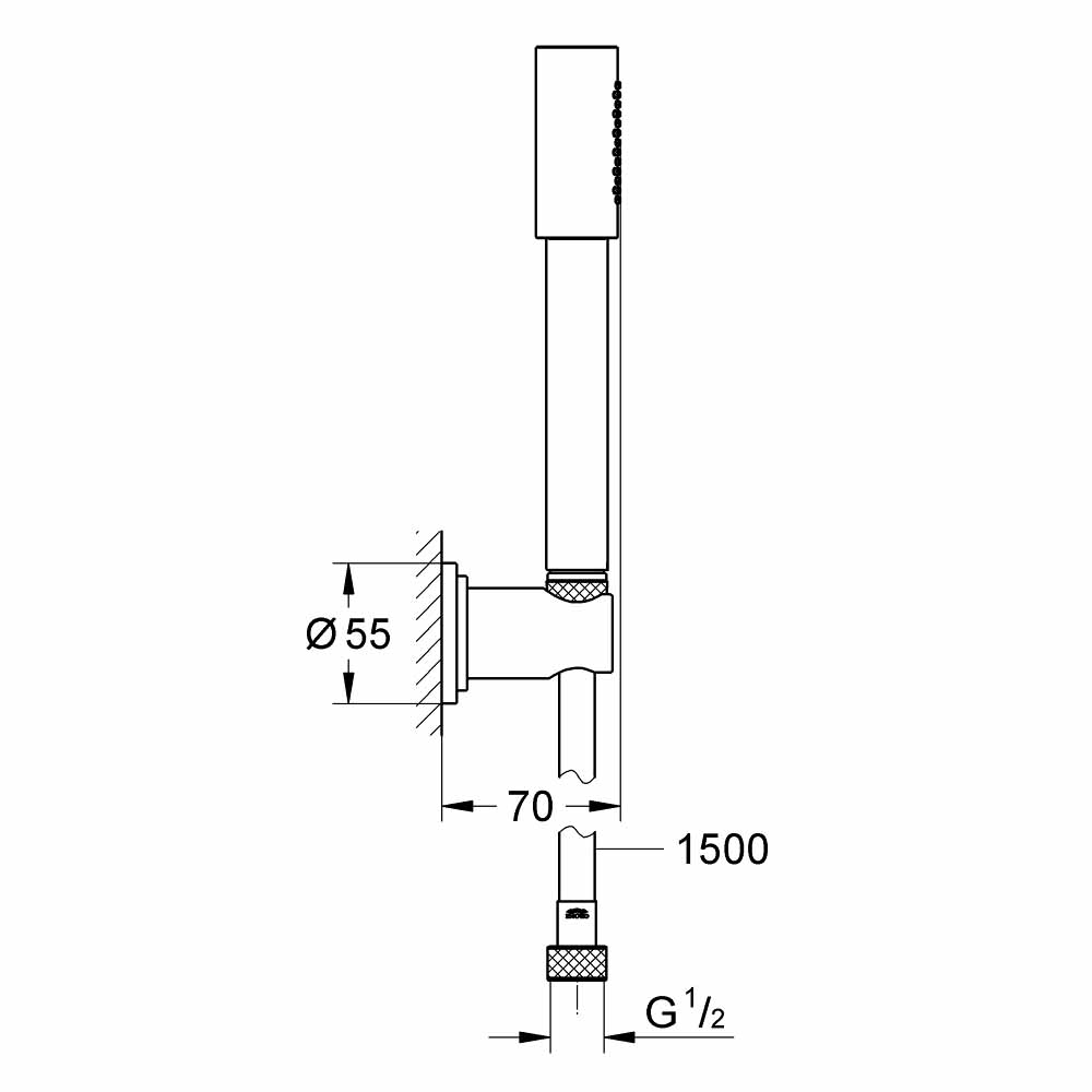 Bộ tay sen tắm Sena GROHE 28348000