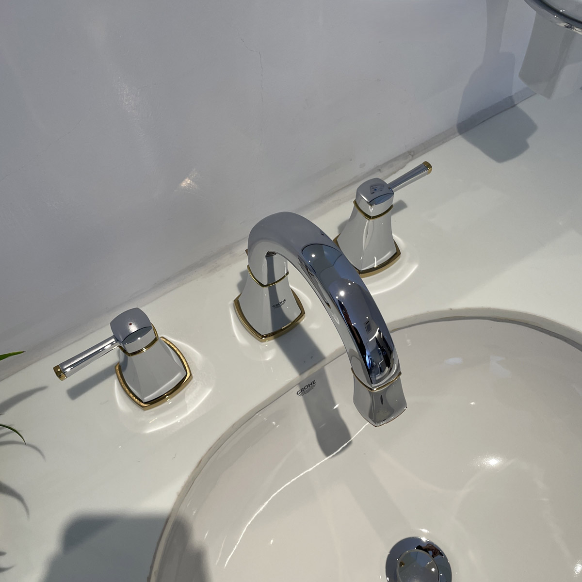 Vòi chậu nóng lạnh 3 lỗ thấp Grandera S-size GROHE 20417IG0 - 8