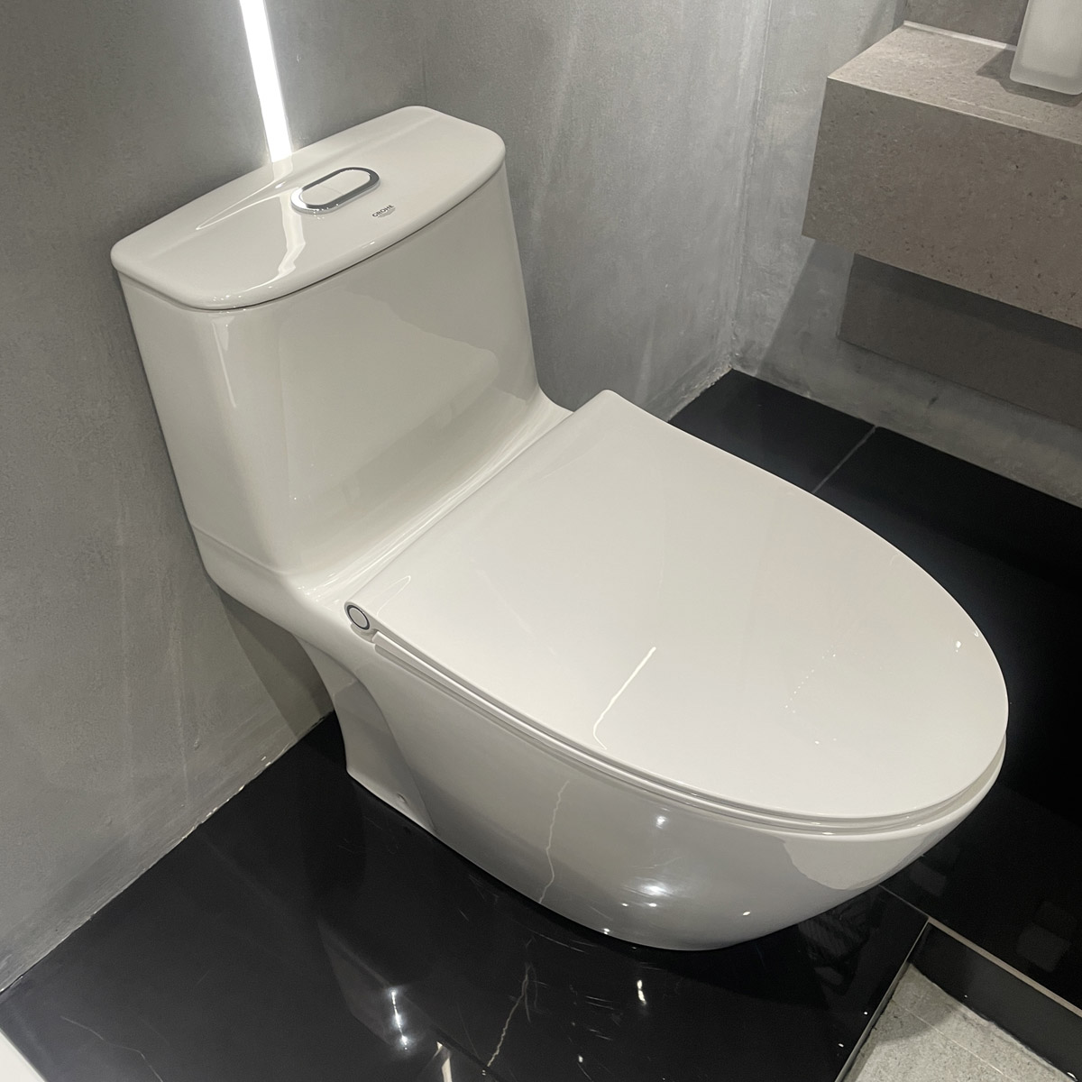 Nắp bồn cầu đóng êm BAU OP Grohe 36490000 - 5