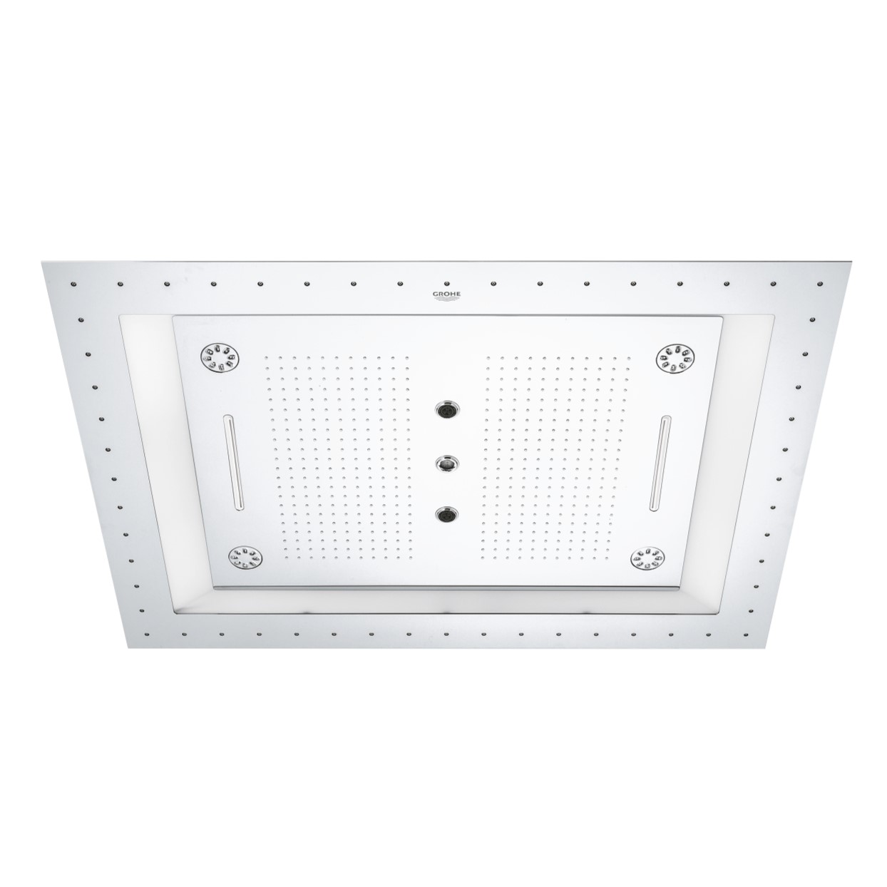 Bát sen tắm âm trần 6 chế độ có đèn LED Rainshower F-Series 40″ GROHE 26373001 - 4