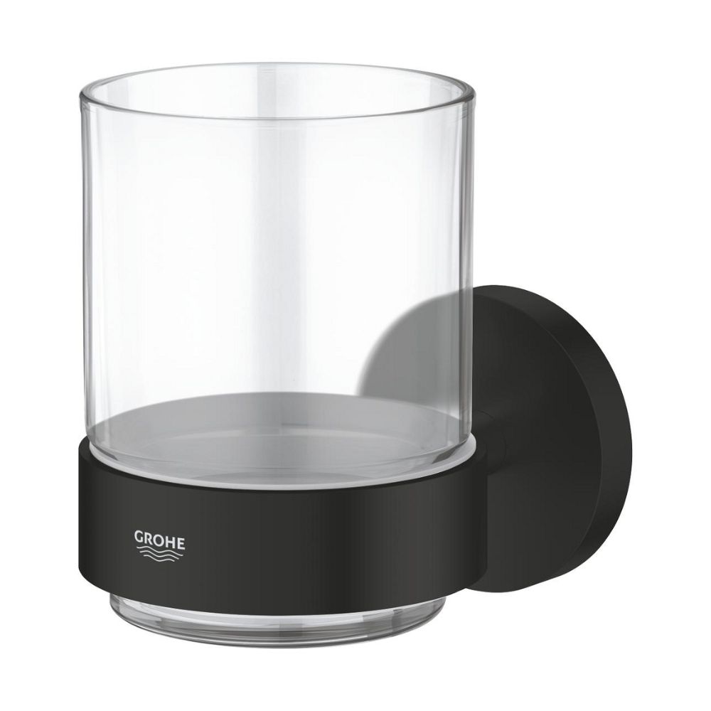 Bộ giá và ly thủy tinh gắn tường Essentials GROHE 1022562430 - 3