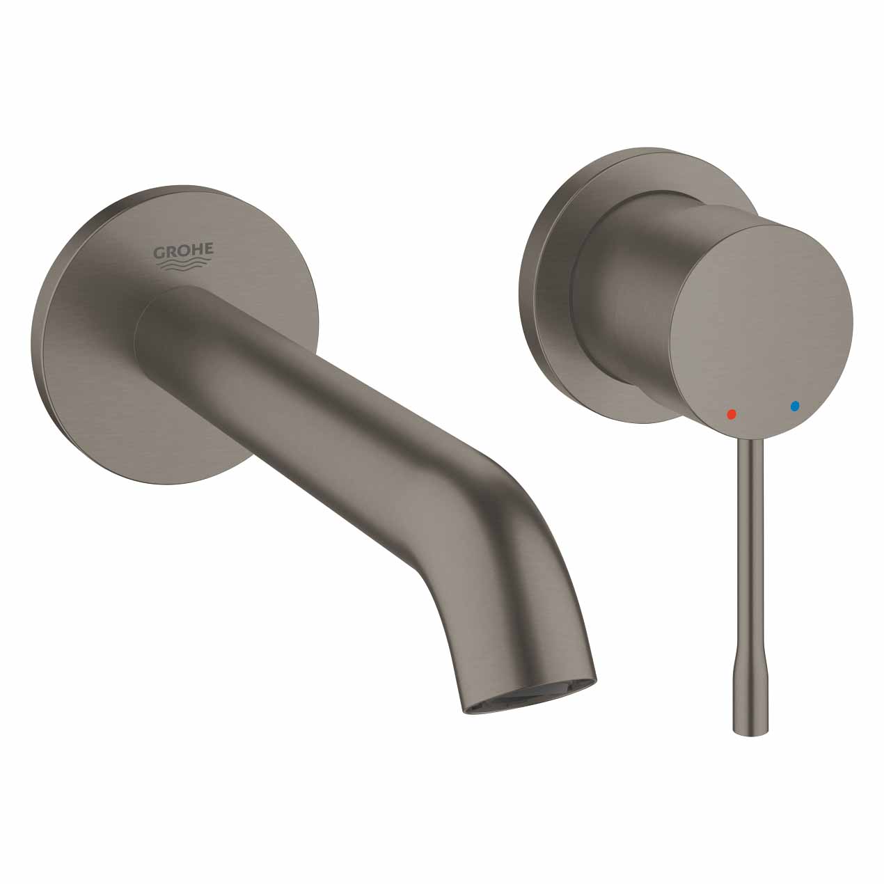 Vòi lavabo gắn tường nóng lạnh 2 lỗ Essence New Grohe 19408001 - 6