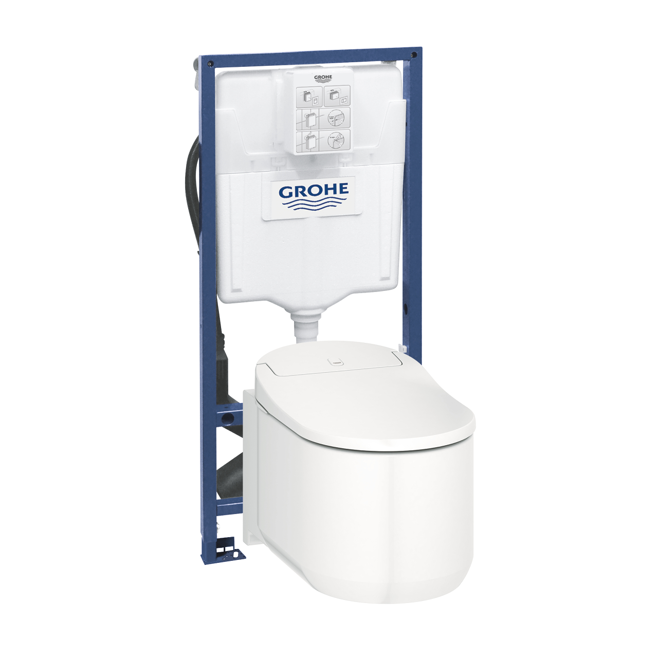 Két nước âm tường GROHE 39112001 - 3