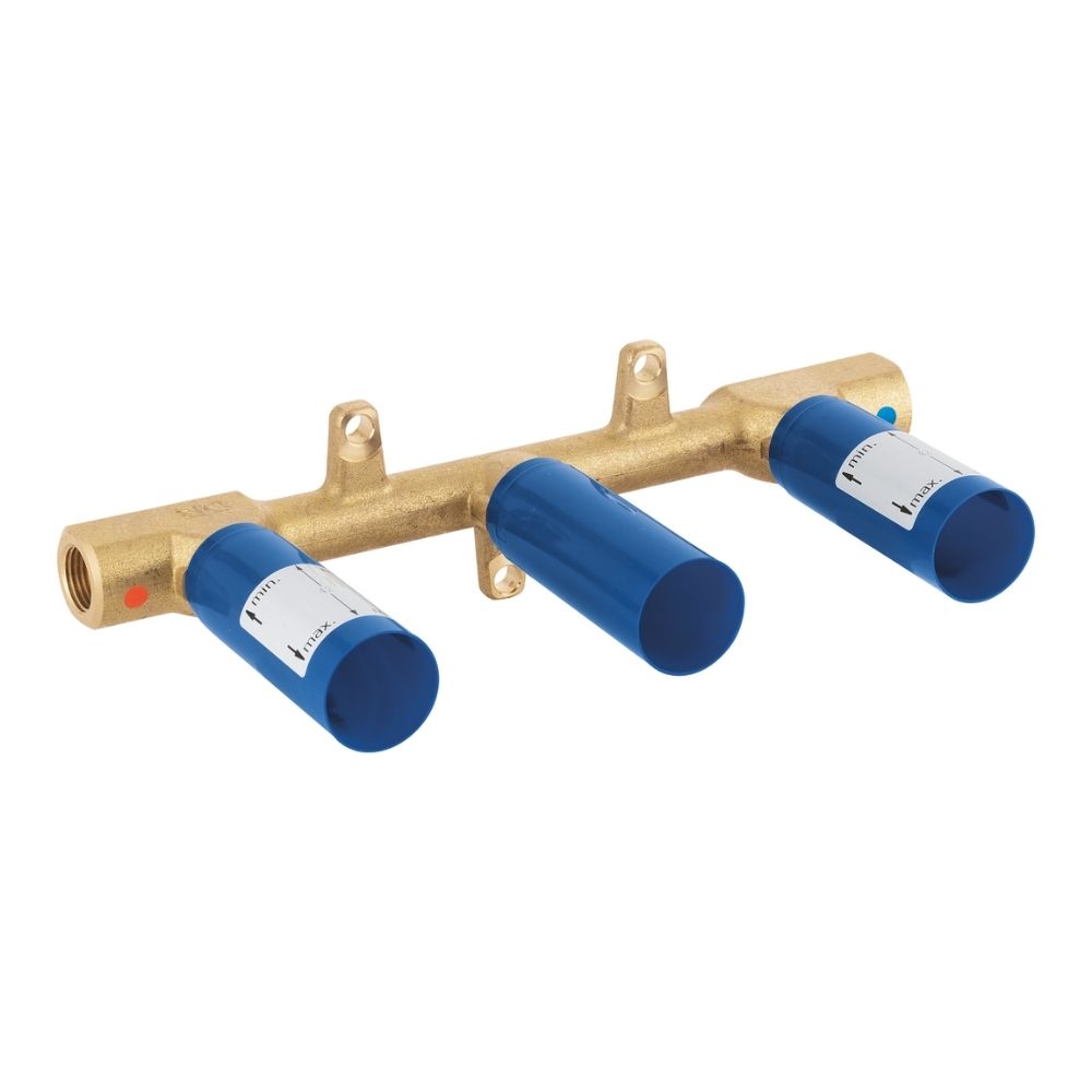 Bộ âm cho vòi gắn tường 3 lỗ GROHE 29025002 - 3