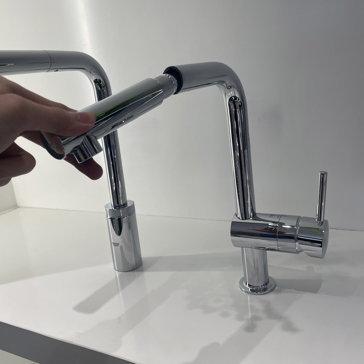 Vòi bếp dây rút nóng lạnh Minta GROHE 32168000 - 10