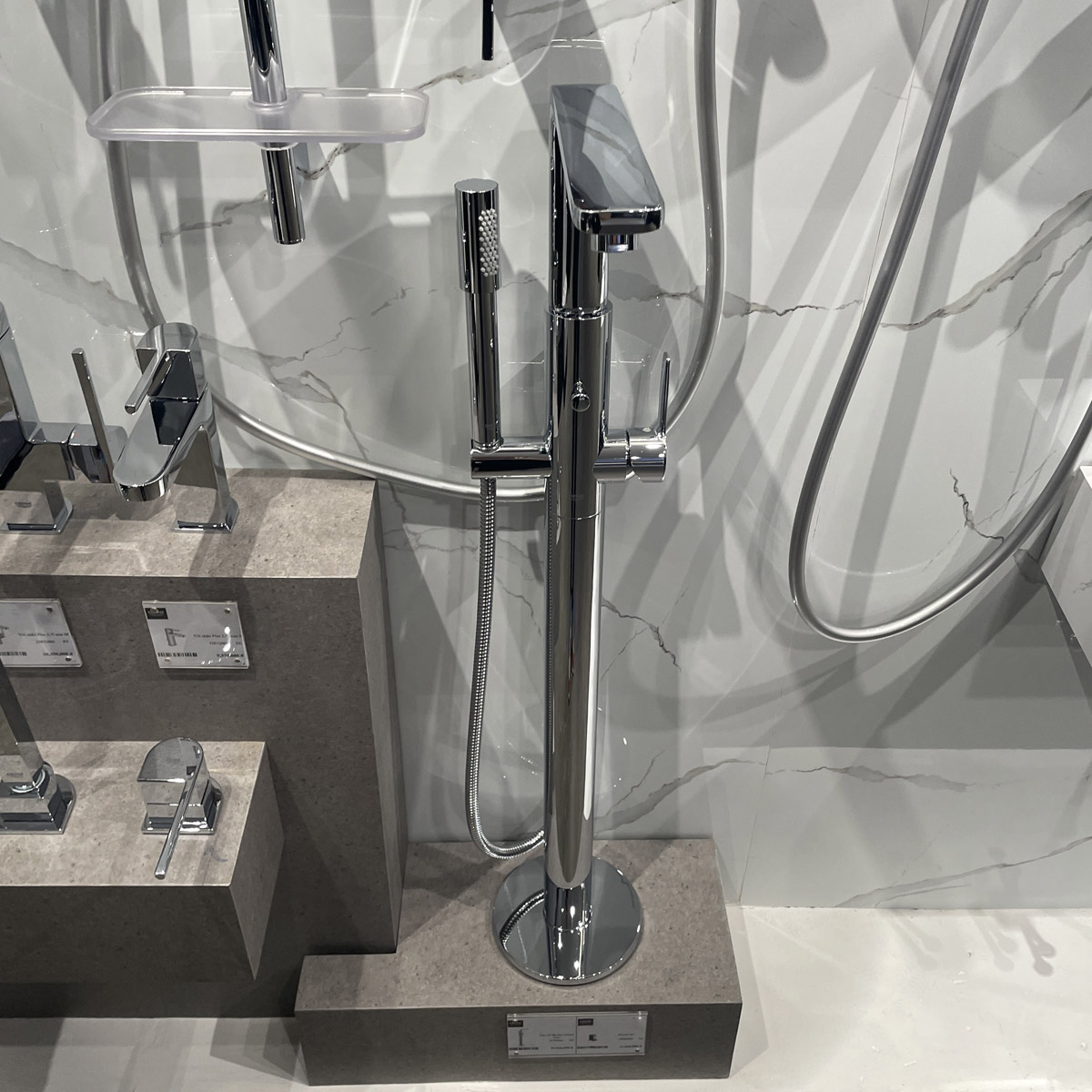 Vòi bồn tắm nóng lạnh đặt sàn Lineare GROHE 23792001 - 6