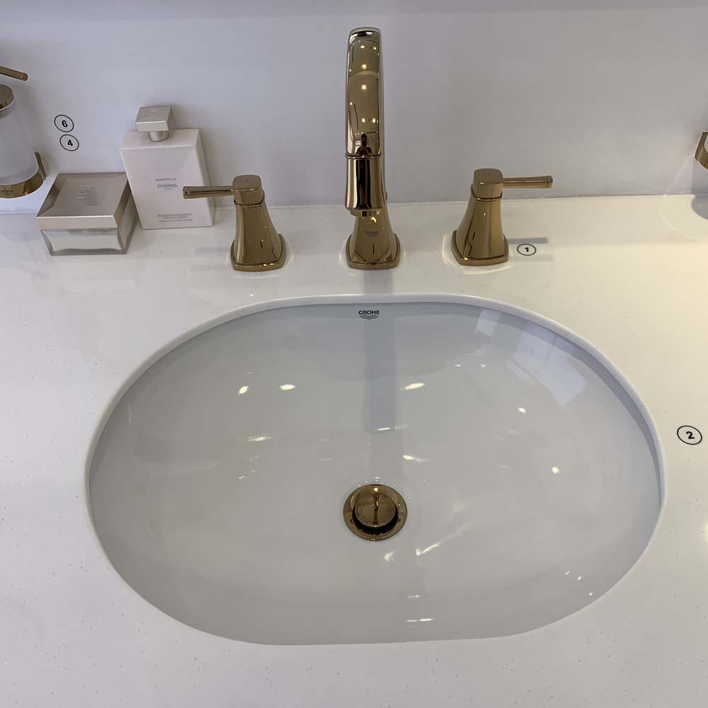 Chậu rửa mặt lavabo âm bàn GROHE 3971100H - 3